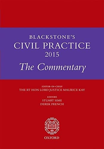 Blackstone's Civil Practice 2015: The Commentary