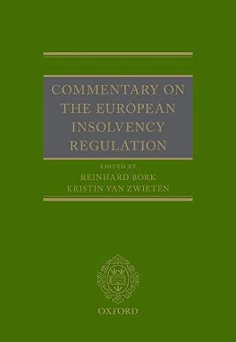 Commentary on the European Insolvency Regulation