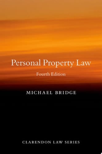 Personal Property Law (Clarendon Law Series)