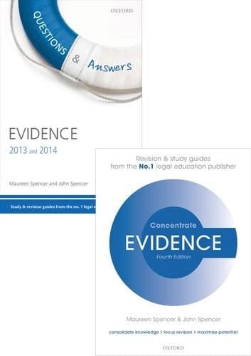 Evidence Revision Pack 2015: Law revision and study guide
