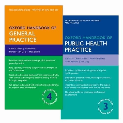 Oxford Handbook of General Practice 4e and Oxford Handbook of Public Health Practice 3e (Oxford Medical Handbooks)