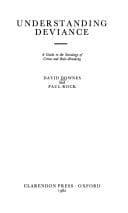 Understanding Deviance: A Guide to the Sociology of Crime and Rule Breaking