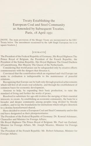 Basic Community Laws