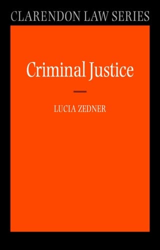 Criminal Justice (Clarendon Law Series)