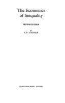 The Economics of Inequality