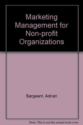 Marketing Management for NonProfit Organizations