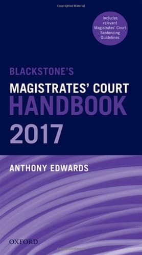 BLACKST MAGISTRATES COURT HANDB 2017