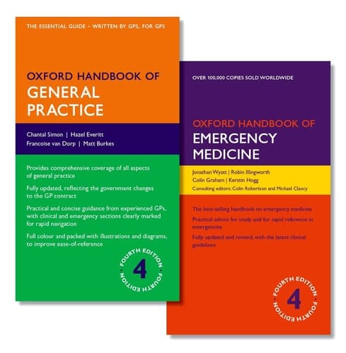 Oxford Handbook of General Practice 4e and Oxford Handbook of Emergency Medicine 4e (Oxford Medical Handbooks)