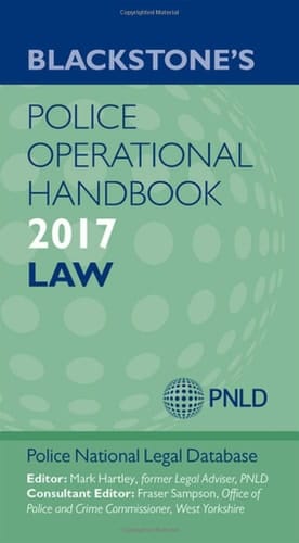 Blackstone's Police Operational Handbook 2017