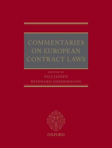 Commentaries on European Contract Laws