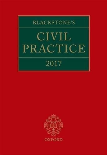 Blackstone's Civil Practice 2017 (book and digital pack)