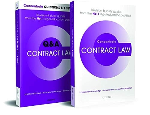 Contract Law Revision Concentrate Pack: Law Revision and Study Guide