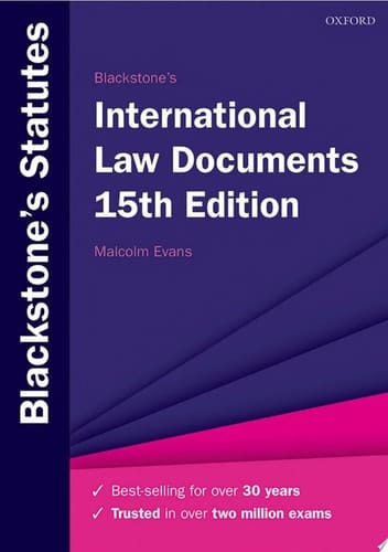 Blackstone's International Law Documents