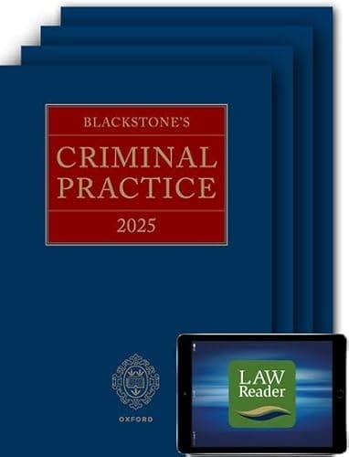 Blackstone's Criminal Practice 2025 (Digital Pack): Main Work, Supplements 1–3, and LawReader Access
