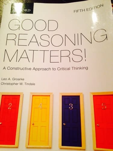 Good Reasoning Matters! : A Constructive Approach to Critical Thinking