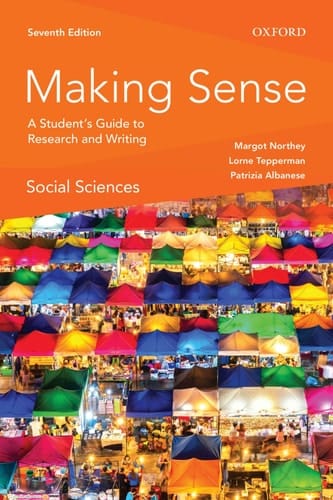 Making Sense in the Social Sciences: A Student's Guide to Research and Writing (Making Sense)