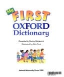 My First Oxford Dictionary