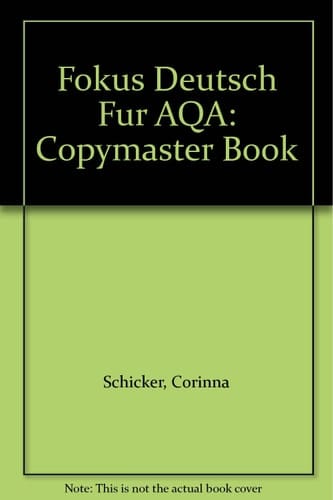 Fokus Deutsch Fur AQA: Copymaster Book