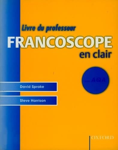 Francoscope en Clair pour AQA: Teacher's Book
