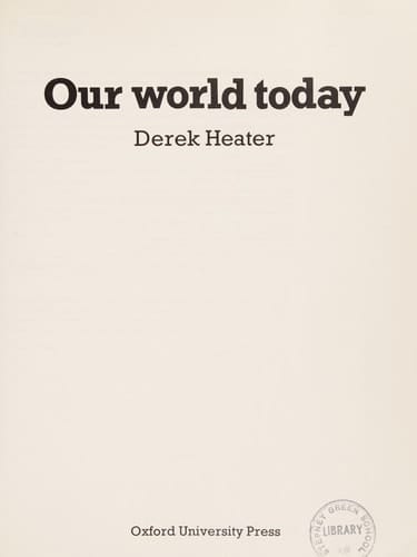 Our World Today