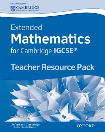Complete Mathematics for Cambridge IGCSE Teacher's Resource Pack (Extended)
