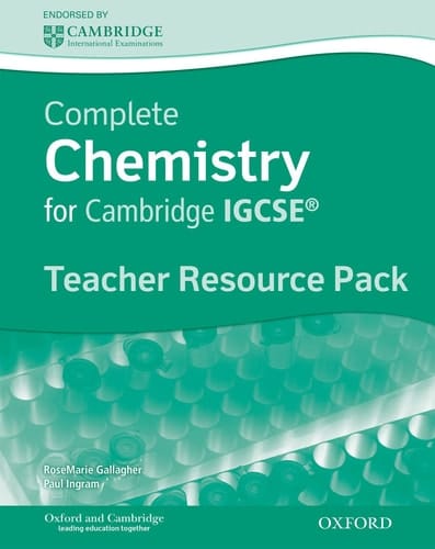 Complete Chemistry for Cambridge IGCSERG: Teacher's Resource Pack