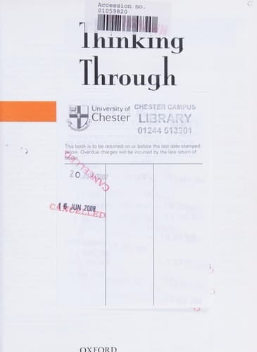 Thinking Through Religion