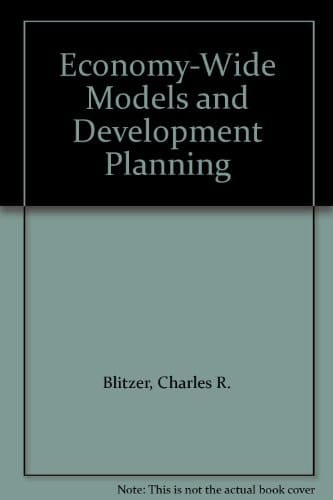 Economy-Wide Models and Development Planning