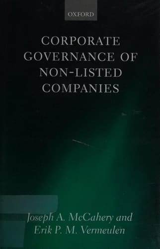 Corporate Governance of Non-Listed Companies