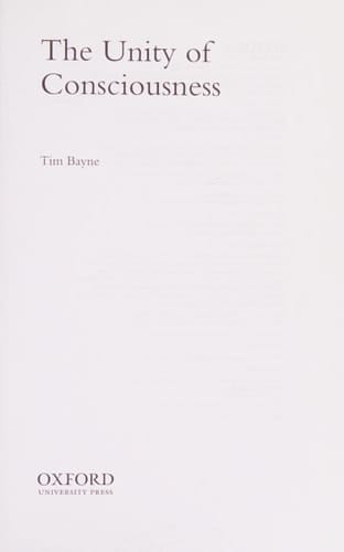 The Unity of Consciousness