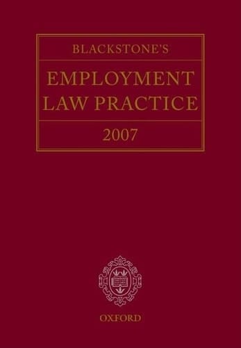 Blackstone's Employment Law Practice 2007