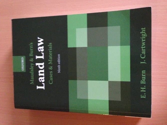 Maudsley & Burn's Land Law Cases and Materials