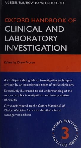 Oxford Handbook of Clinical and Laboratory Investigation (Oxford Medical Handbooks)
