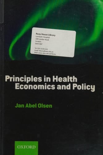 Principles in Health Economics and Policy
