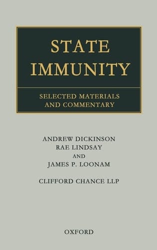 State Immunity: Selected Materials and Commentary