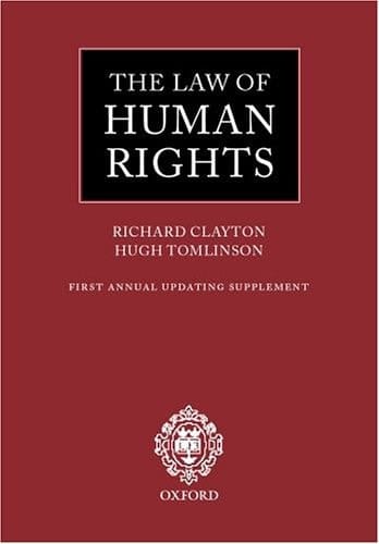 The Law of Human Rights: First Annual Updating Supplement (Law of Human Rights Series)
