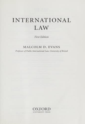 International Law