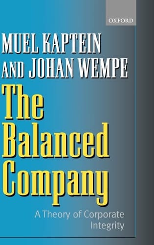The Balanced Company: A Corporate Integrity Theory