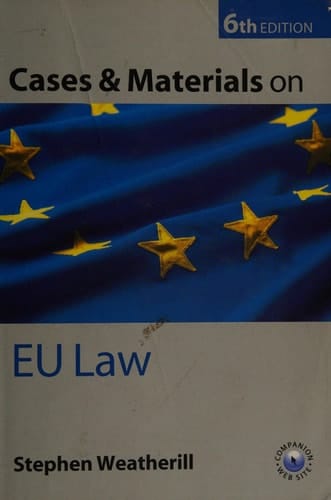 Cases and Materials on EU Law