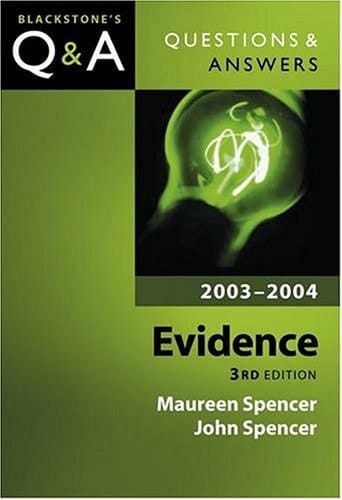 Evidence: Questions & Answers (Questions and Answers Series)