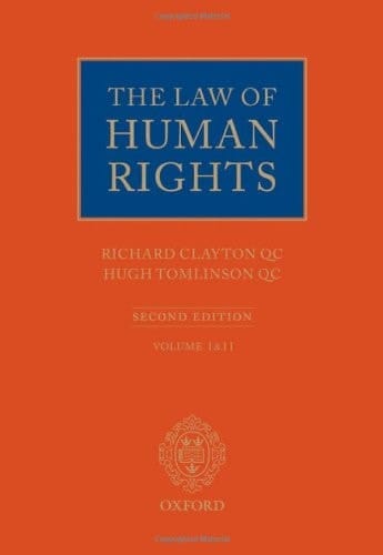 The Law Of Human Rights Vol 1