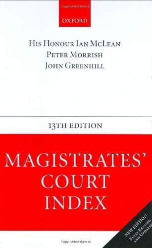 Magistrates' Court Index