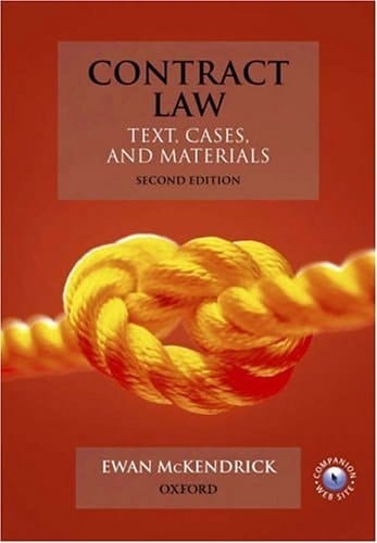 Contract Law Text, Cases, and Materials