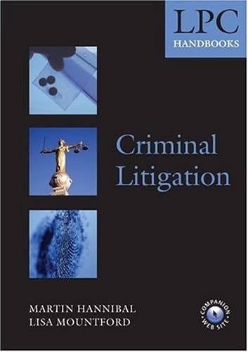 Criminal Litigation Handbook (Blackstone Legal Practice Companion)