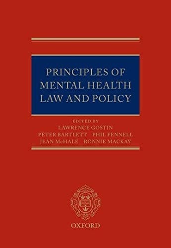 Principles of Mental Health Law and Policy