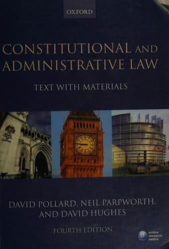 Constitutional and Administrative Law: Text with Materials