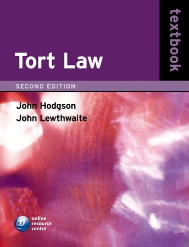 Tort Law textbook