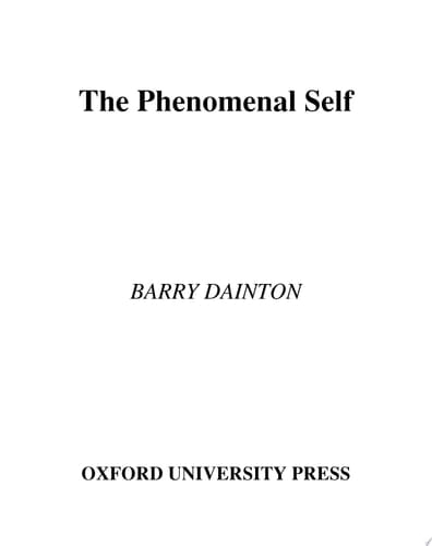 The Phenomenal Self