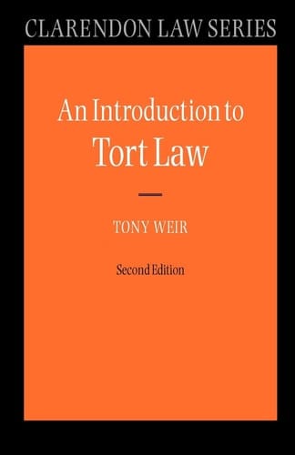 An Introduction to Tort Law (Clarendon Law Series)