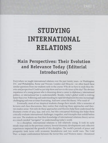 Current Debates in International Relations